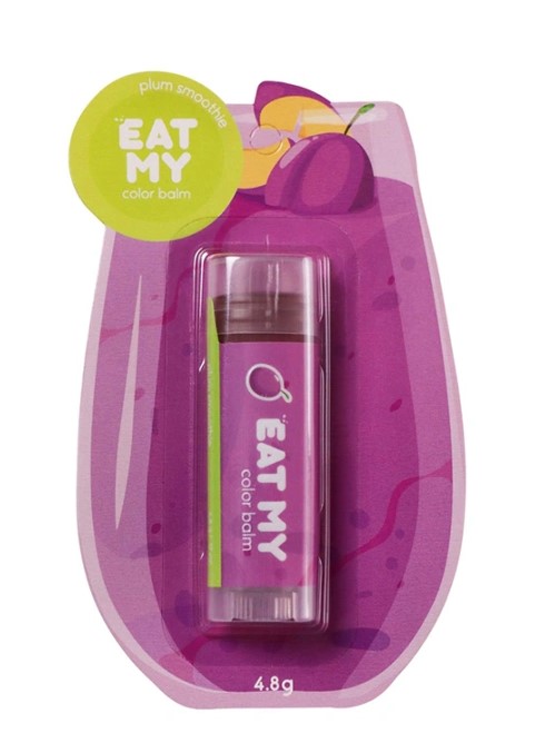 EAT MY Бальзам для губ, бальзам, 4.8 г, 1 шт, сливочный смузи фото