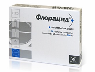 Флорацид, 500 мг, таблетки, покрытые пленочной оболочкой, 10 шт. фото