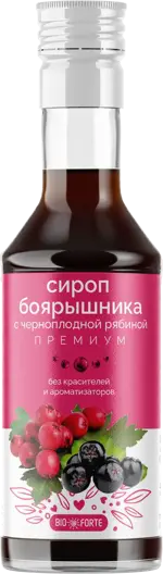 BioForte Сироп боярышника с черноплодной рябиной, сироп, 250 мл, 1 шт. фото