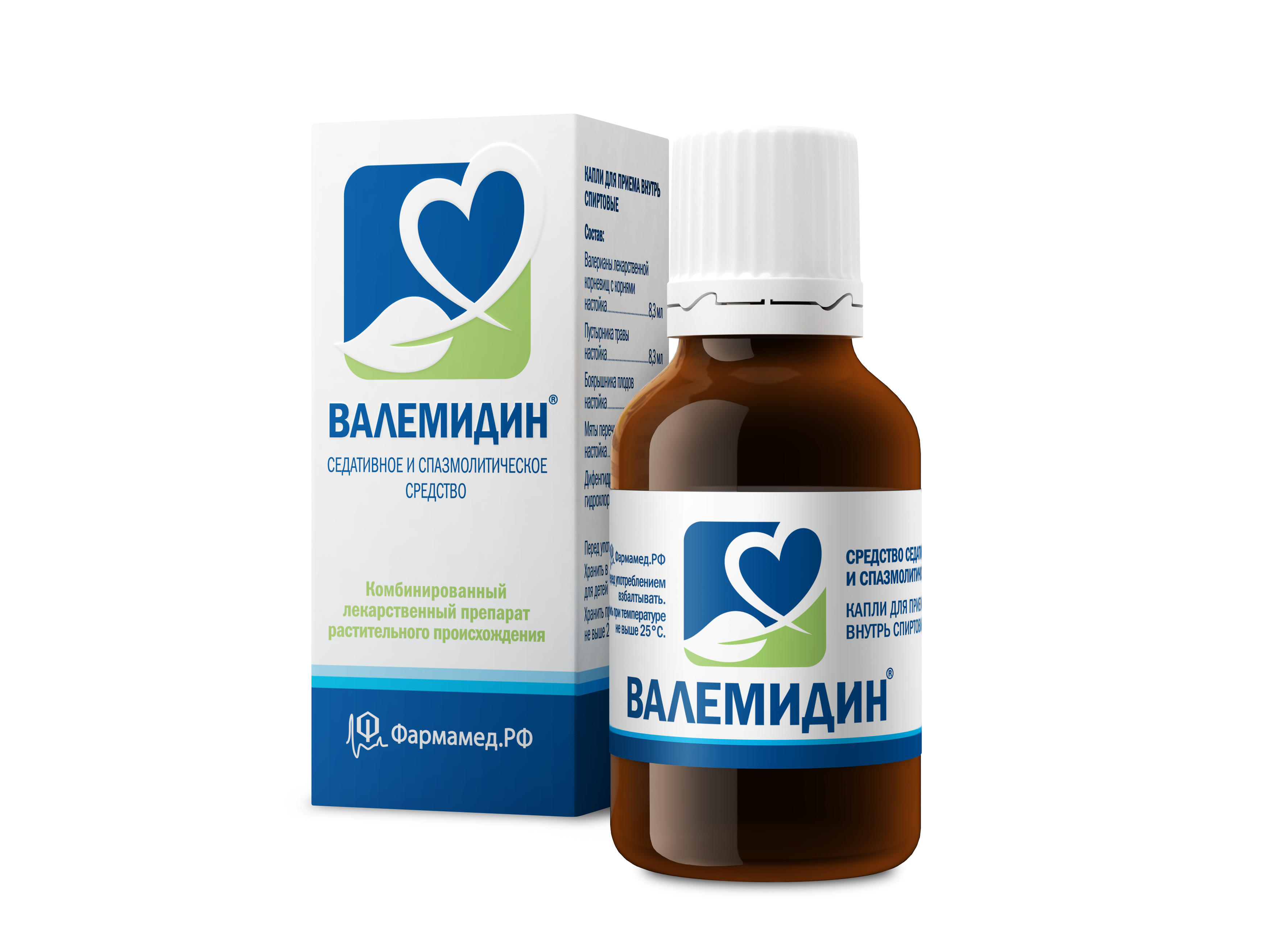 Валемидин, капли, 25 мл, 1 шт, без фенобарбитала фото