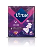 Libresse ultra night Extra Прокладки гигиенические, прокладки гигиенические, 8 шт. фото 2