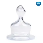 Canpol Соска силиконовая ортодонтическая анатомическая медленный поток, 2 шт, 3+ мес, арт. 18/125 фото