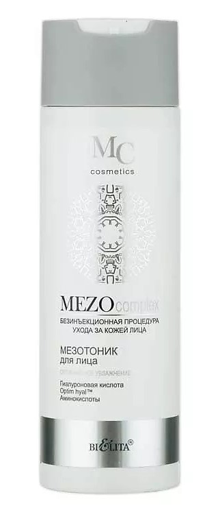 Белита MEZOcomplex Мезотоник для лица оптимальное увлажнение, тоник, 200 мл, 1 шт. фото