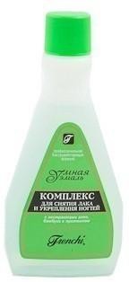 Frenchi умная эмаль комплекс для снятия лака и укрепления ногтей, 75 мл, 1 шт, с экстрактом алоэ фото