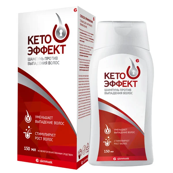 Кето Эффект Шампунь против выпадения волос, шампунь, 150 мл, 1 шт. фото