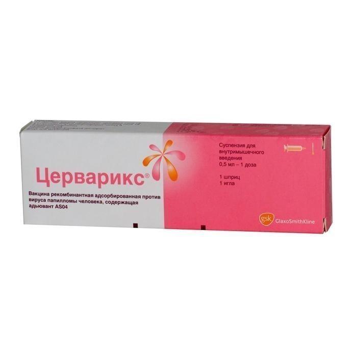 Церварикс, 0.5 мл/доза, суспензия для внутримышечного введения, 0.5 мл, 1 шт. фото