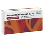 Эналаприл Реневал, 20 мг, таблетки, 28 шт. фото