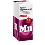 Калия перманганат, порошок для приготовления раствора для местного и наружного применения, 15 г, 1 шт. фото