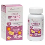 Сердце Континента Мишки Иммуно, пастилки жевательные, 60 шт, ягодный микс фото