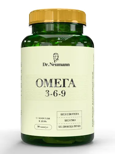 Dr. Neumann Омега 3-6-9, капсулы, 90 шт. фото