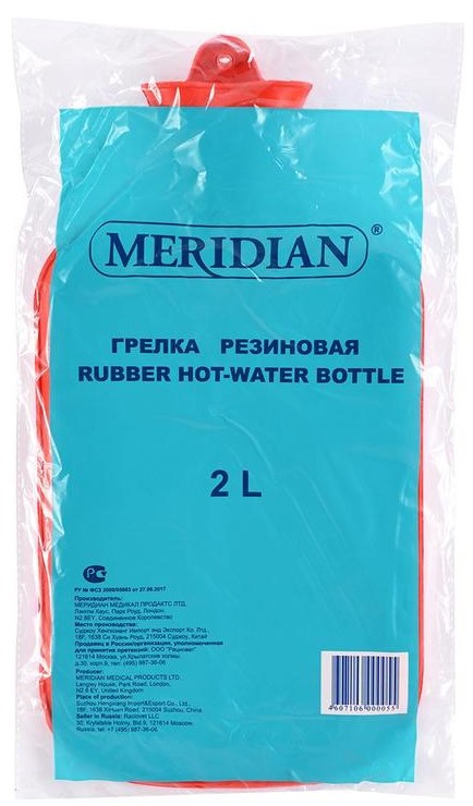 Meridian Грелка резиновая, 2 л, 1 шт. фото