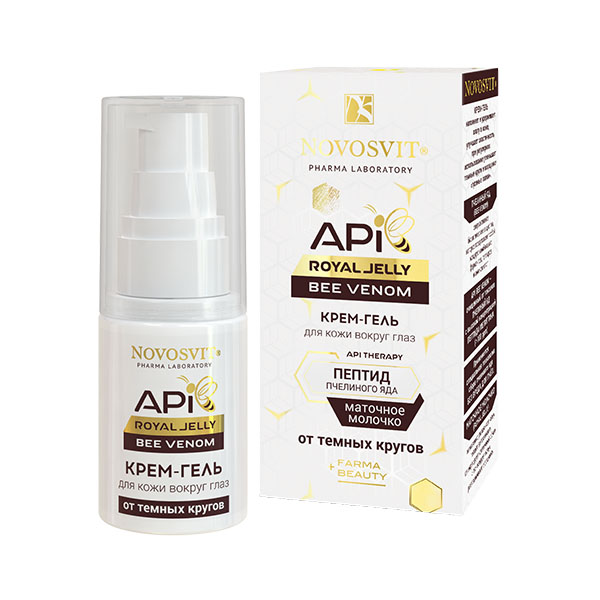 Novosvit Royal Jelly Крем-гель для кожи вокруг глаз Bee Venom, 30 мл, 1 шт, от темных кругов фото