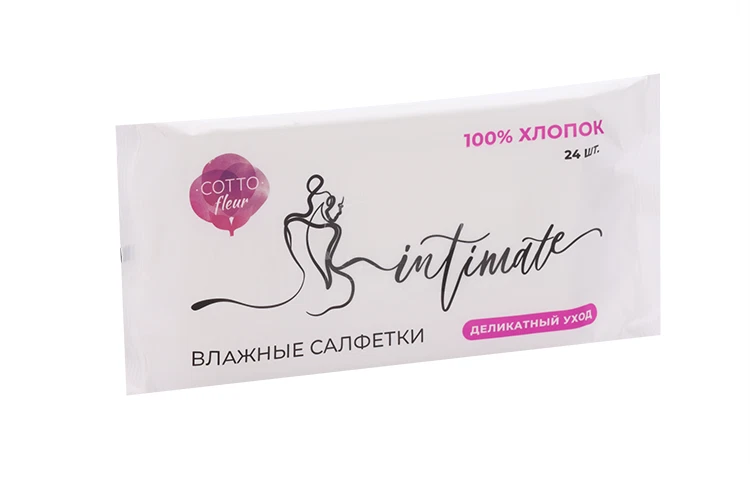 Cotto Fleur Салфетки влажные для интимной гигиены, салфетки влажные, 24 шт. фото