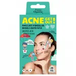 Funny Organix Патчи-невидимки гидроколлоидные точечные фигурные с салициловой кислотой, патчи, 28 шт. фото