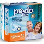 Predo Adult Подгузники для взрослых, M, 15 шт, 85-125 см фото