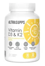 Ультрасаппс витамин D3 и K2, капсулы, 30 шт. фото