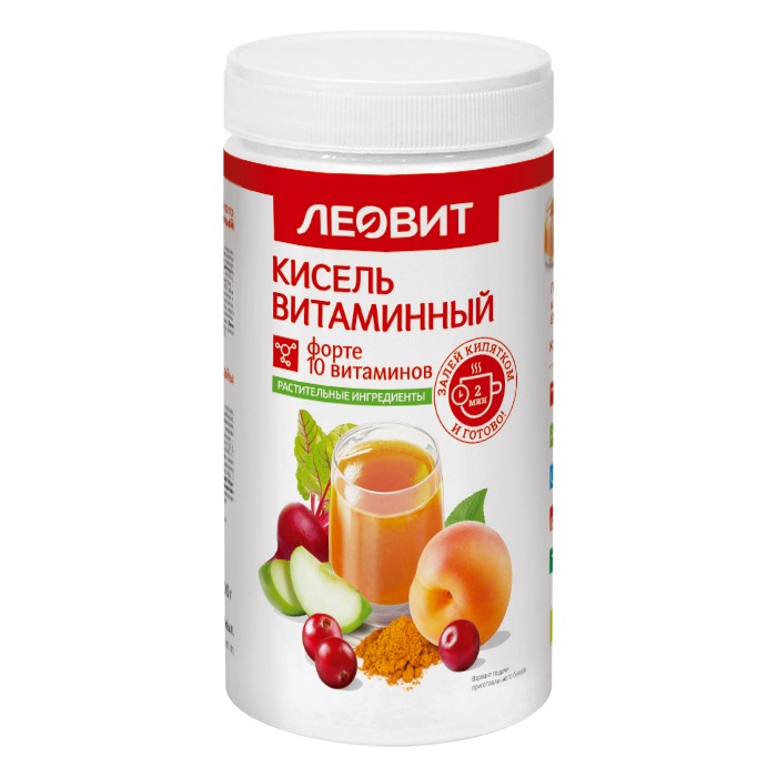 Леовит Кисель витаминный форте, 400 г, 1 шт. фото