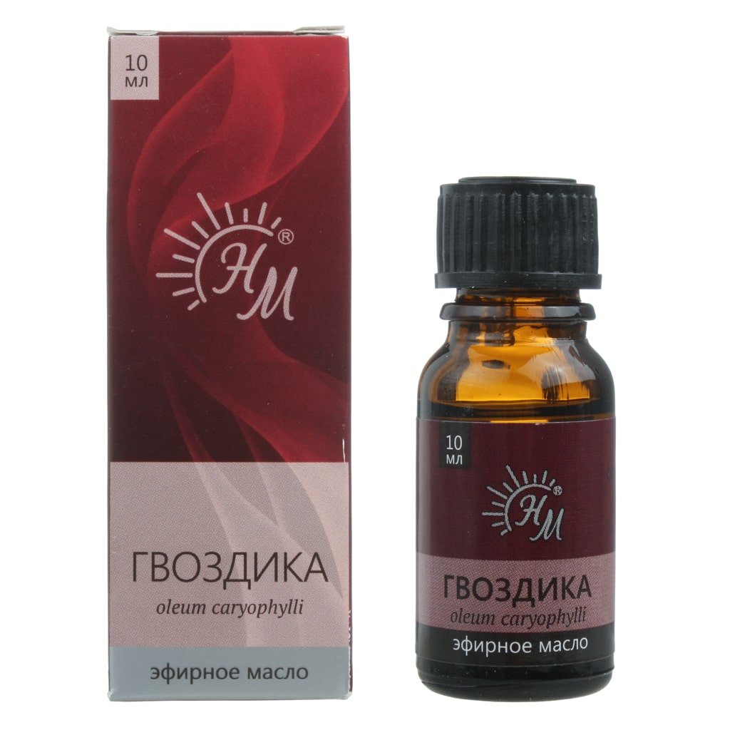 Масло эфирное Гвоздика, масло эфирное, 10 мл, 1 шт. фото