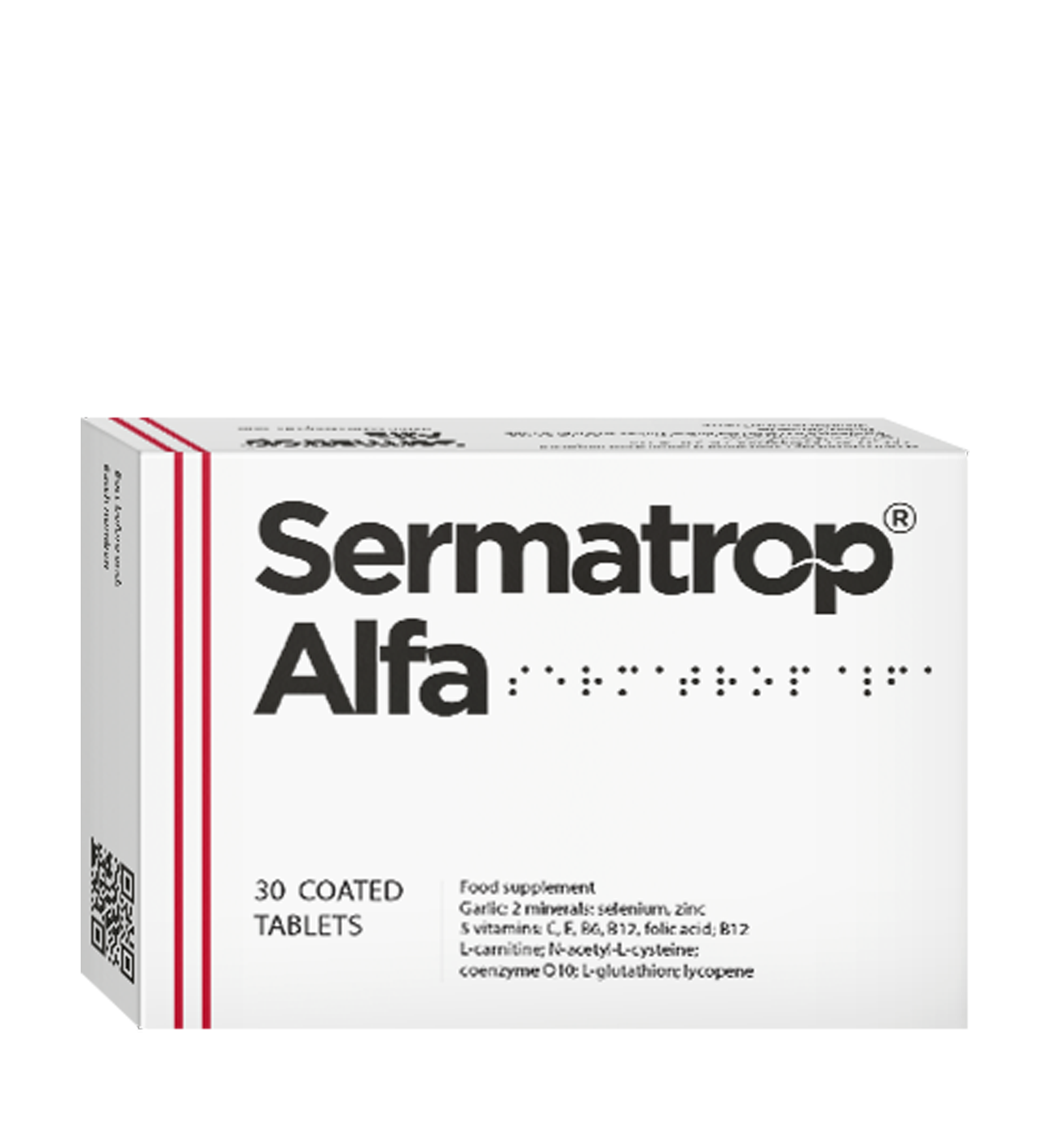 Sermatrop Alfa, 1.245 г, таблетки, 30 шт. фото