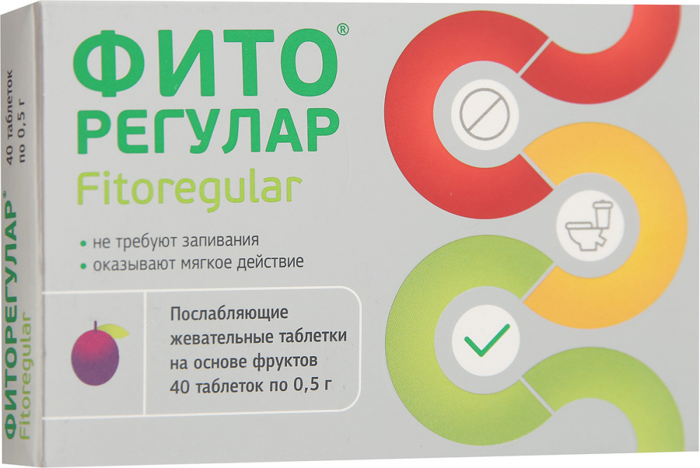 Фиторегулар, таблетки жевательные, 40 шт. фото