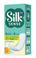 Ola! Silk Sense Daily deo large Прокладки ежедневные, прокладки гигиенические, 20 шт, ромашка фото