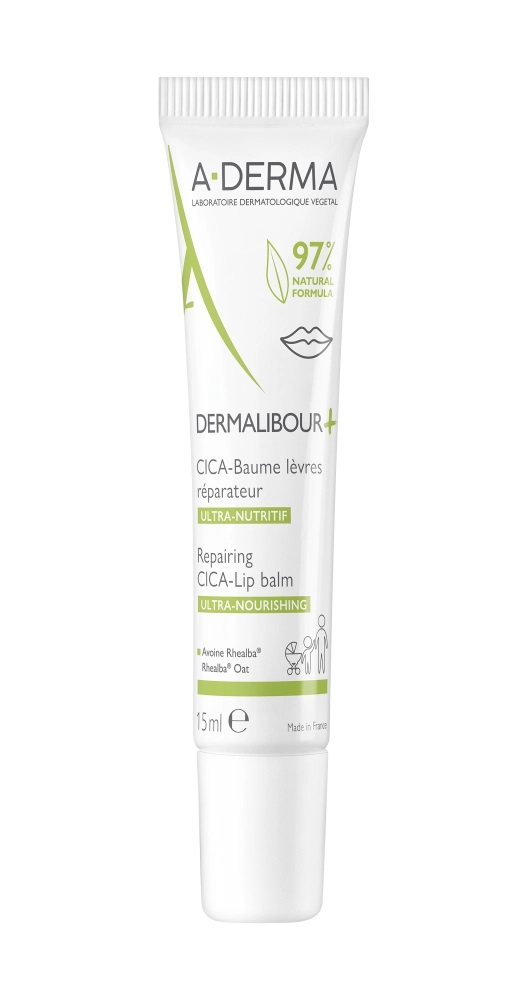 A-Derma Dermalibour+ Бальзам для губ восстанавливающий, бальзам для губ, 15 мл, 1 шт. фото