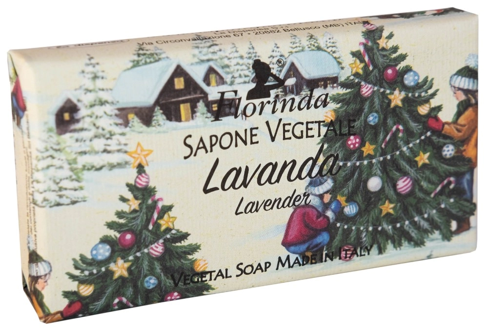 Florinda мыло туалетное твердое, мыло, 100 г, 1 шт, лаванда фото