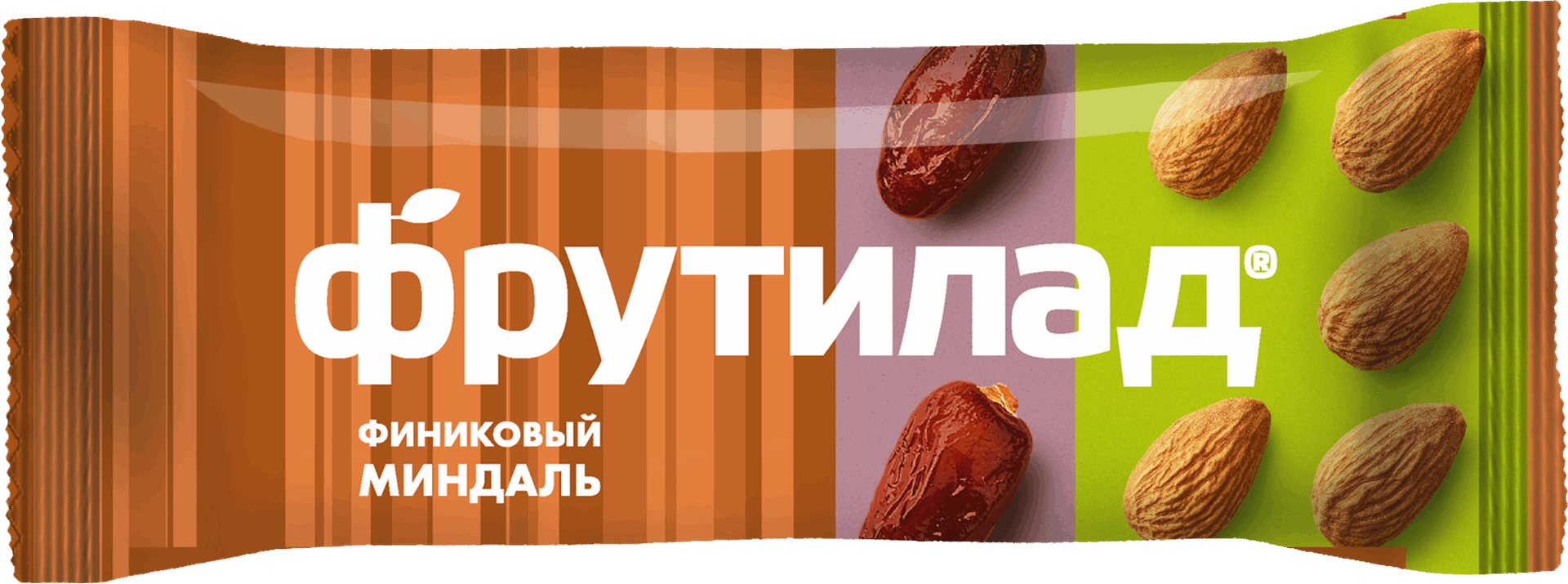 Фрутилад, батончик, 42 г, 1 шт, финик + миндаль фото