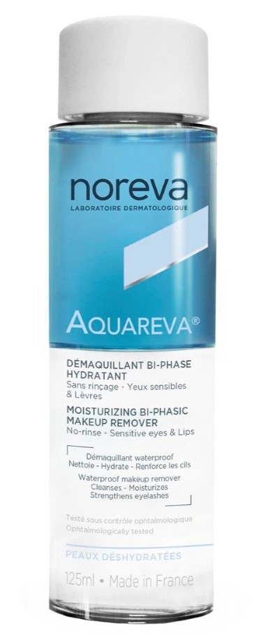 Noreva Aquareva лосьон двухфазный для снятия макияжа, лосьон, 125 мл, 1 шт. фото