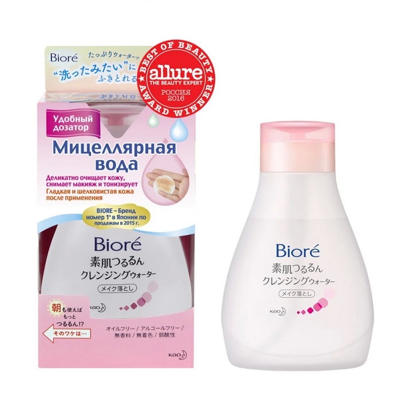 Biore Вода мицеллярная, мицеллярная вода, 320 мл, 1 шт. фото