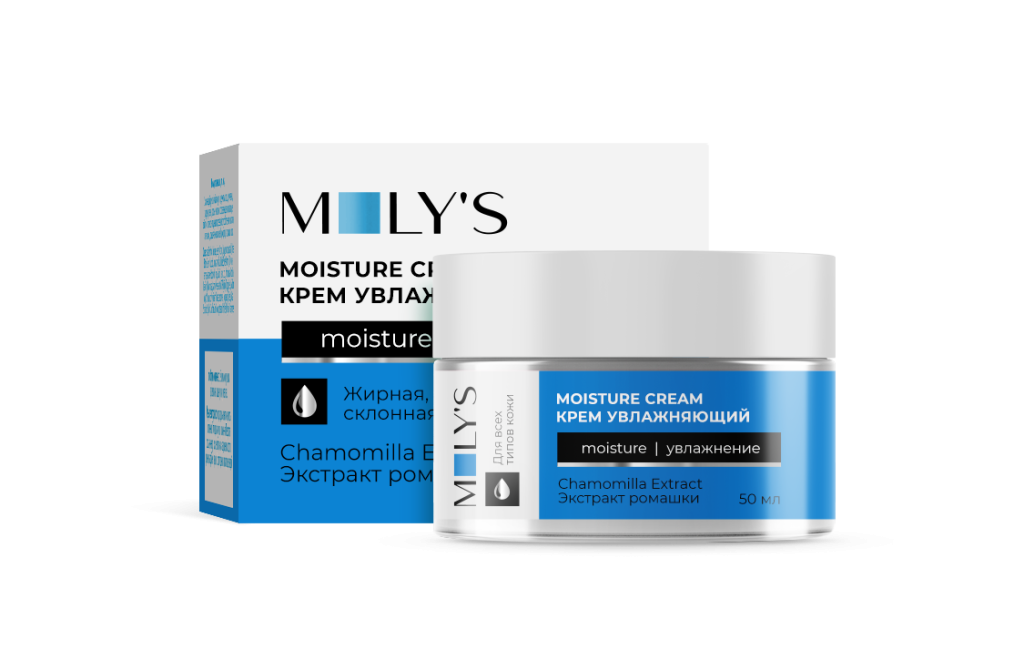 Молис крем для лица увлажняющий, крем, 50 мл, 1 шт, для всех типов кожи фото
