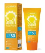 Corimo Крем для лица и тела солнцезащитный антивозрастной SPF30, крем для лица, 50 мл, 1 шт, водостойкий фото