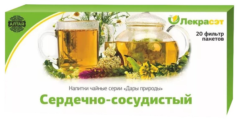 Дары природы Сердечно-сосудистый, фиточай, 1.5 г, 20 шт. фото