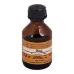 Йод, 5%, раствор для наружного применения спиртовой, 25 мл, 1 шт. фото