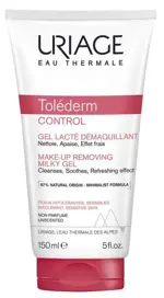 Uriage Tolederm Control, гель-молочко, 150 мл, 1 шт, деликатный очищающий для снятия макияжа фото 