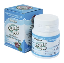 Эдас-938 Арнаур, гранулы гомеопатические, 20 г, 1 шт. фото