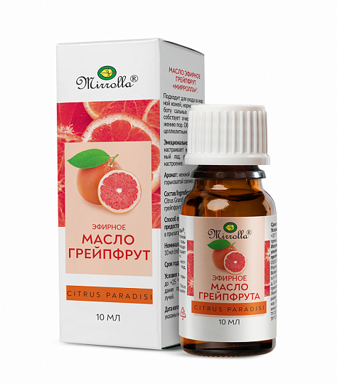 Mirrolla Масло эфирное Грейпфрут, масло эфирное, 10 мл, 1 шт. фото