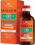 Mirrolla Сульсен Форте, 2%, шампунь от перхоти, 150 мл, 1 шт, с крапивой фото 