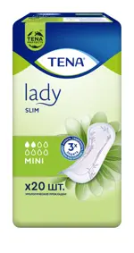 Tena Lady Slim Mini Прокладки урологические, прокладки урологические, 20 шт, 2 капли фото 2