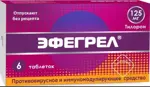Эфегрел, 125 мг, таблетки, покрытые пленочной оболочкой, 6 шт. фото