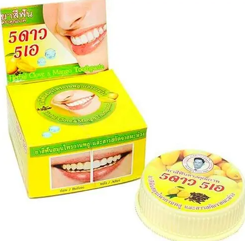 5 Star cosmetic Зубная паста на травах, зубная паста, 25 г, 1 шт, манго фото