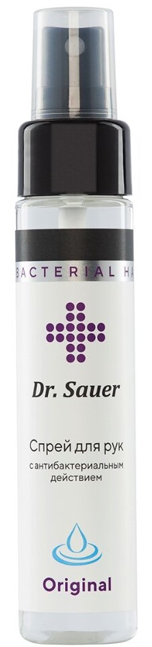 Dr Sauer Спрей для рук антибактериальный, 75%, спрей для местного применения, 60 мл, 1 шт, Original фото