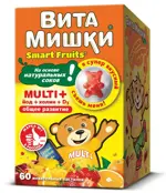 ВитаМишки Multi + йод + холин, пастилки жевательные, 60 шт, ассорти фото 1