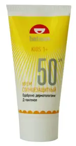 Lintisun Крем солнцезащитный детский SPF50, крем для тела, 50 мл, 1 шт. фото