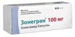 Зонегран, 100 мг, капсулы, 56 шт. фото 