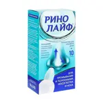 Ринолайф устройство для промывания носа + средство саше N10, 250 мл, 1 шт. фото 