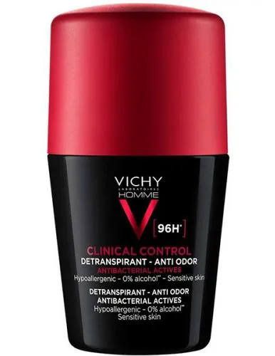 Vichy Homme Clinical Control Дезодорант-антиперспирант 96 ч, 50 мл, 1 шт, део-ролик фото