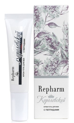 Repharm Крем-гель для век Королевский с пептидами, крем-гель, 15 г, 1 шт. фото