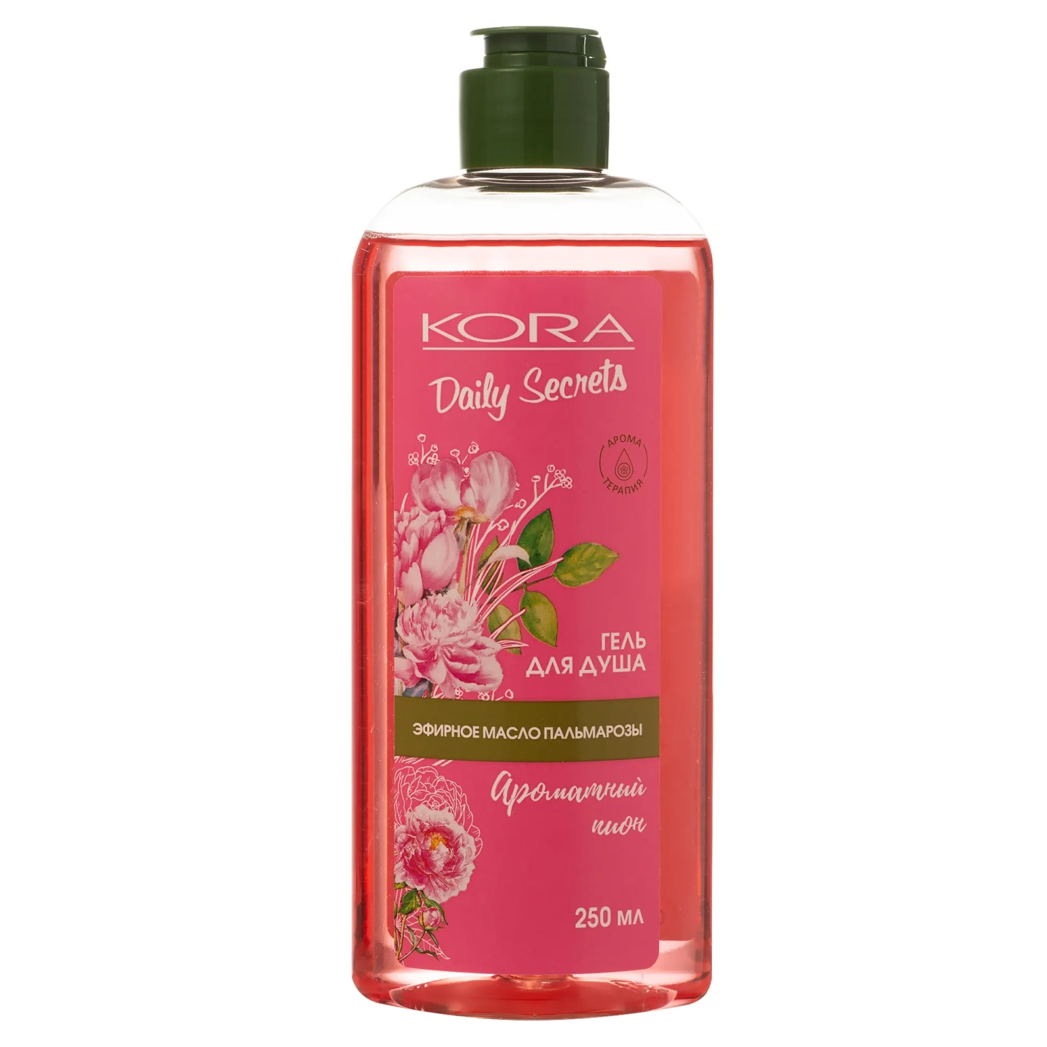 Кора гель для душа Ароматный Пион, гель для душа, 250 мл, 1 шт. фото