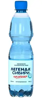 Легенда Сибири Вода минеральная лечебно-столовая негазированная, вода питьевая негазированная, 0.5 л, 1 шт. фото